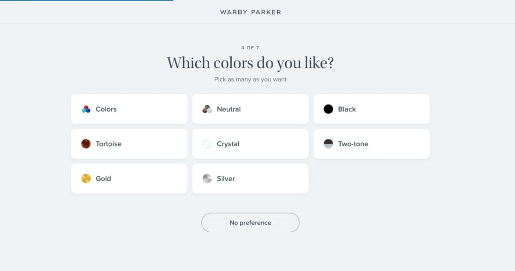 quiz funnel example
