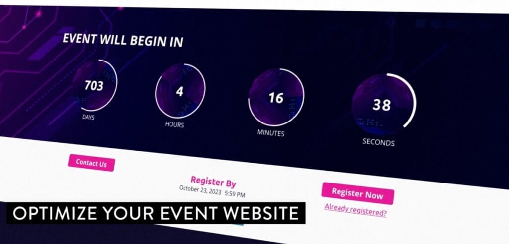 Cvent page builder