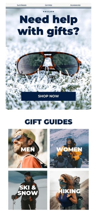 black friday email copy example