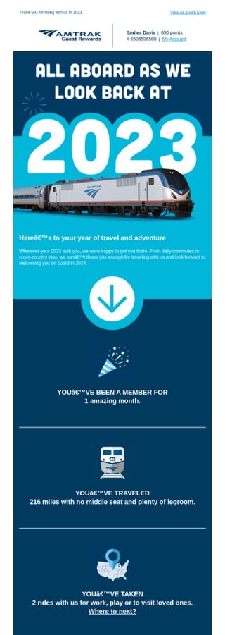trigger email example