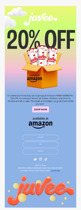 Exclusive offer re-engagement email example