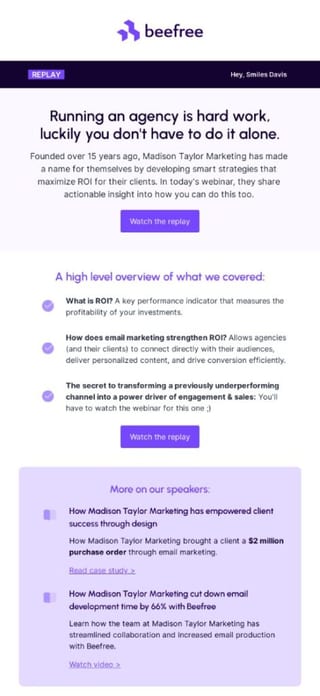 Reconnecting emails - B2B email strategy