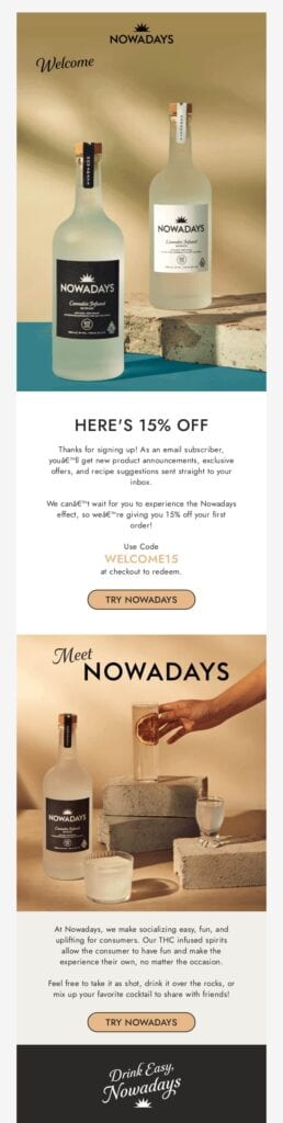 Nowadays discount email