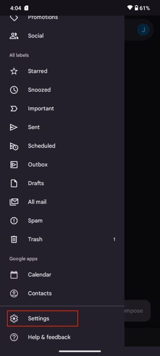 Unblock Images Gmail Android