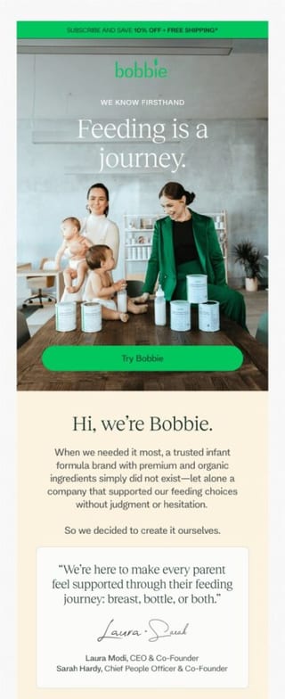 Welcome email series journey - Understand audience