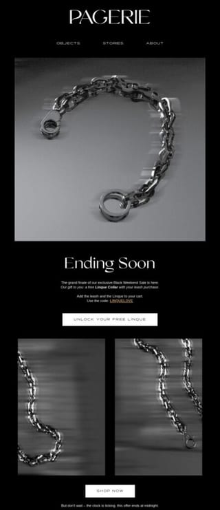 sell physical products email example
