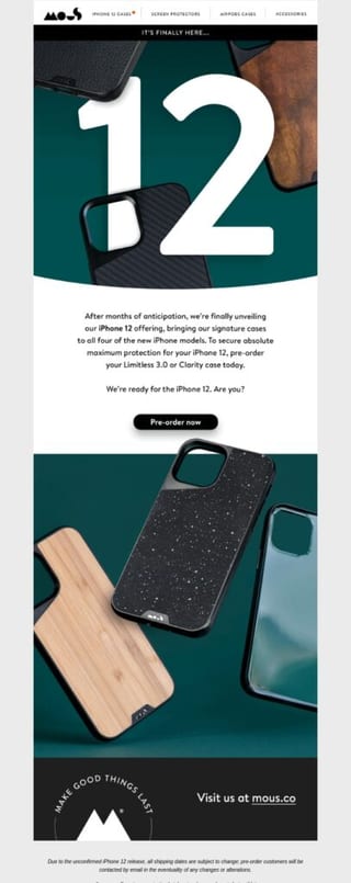 Mous Pre-Order Announcement