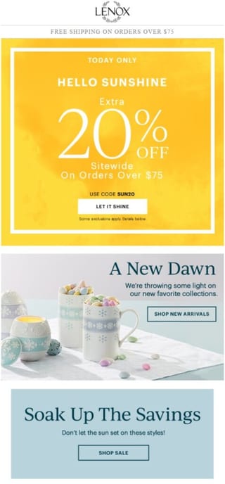 A pun-filled Easter campaign from Lenox