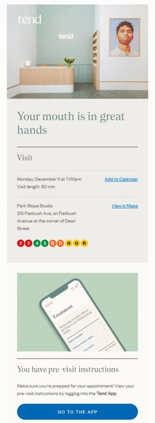 Appointment Confirmation no reply Email