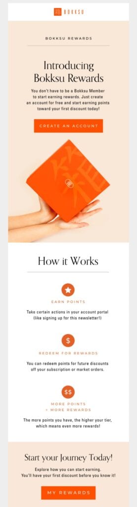 Special offers reactivation email