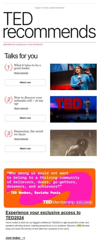 TED Newsletter