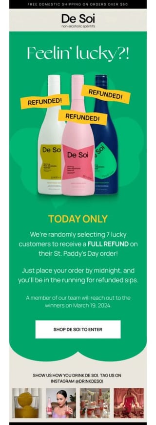 special offer email tone example