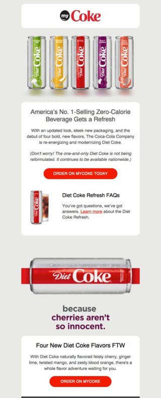 coca cola segmentation example