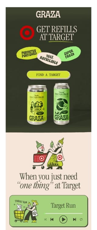 local email example for target graza
