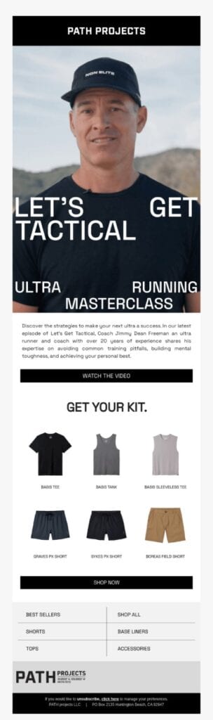 Psychographic segment - fitness industry
