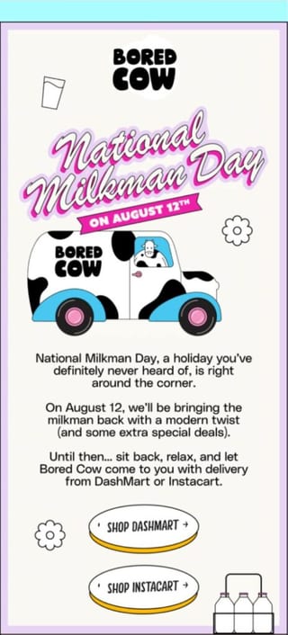 bored cow