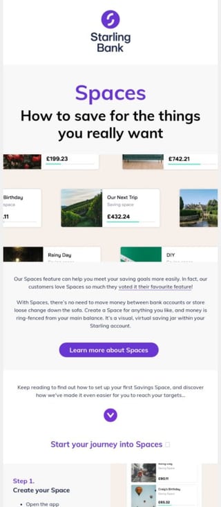 educational finance email example