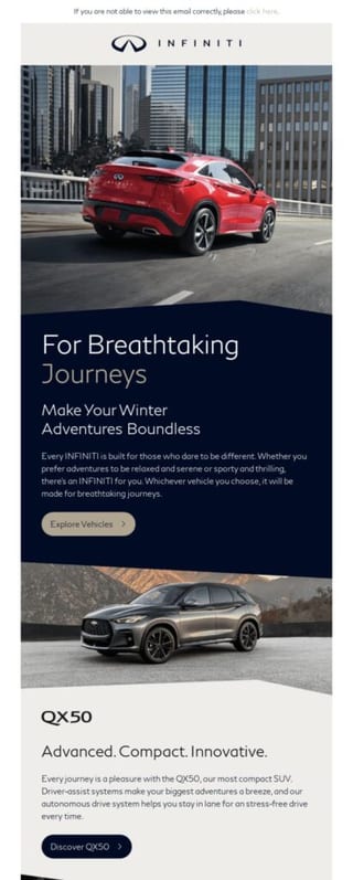 promotional email automotive industry