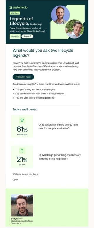 customer.io webinar example