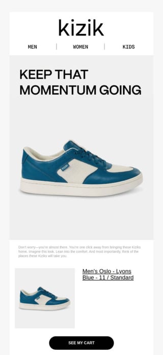 e-commerce email example 2