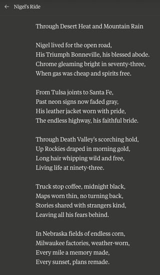 Claude Poem