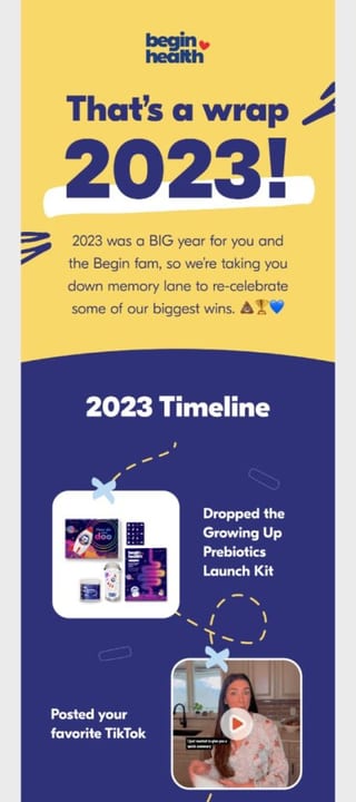 december email example 4
