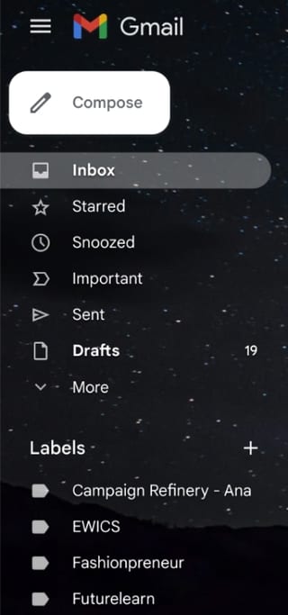 Email management example