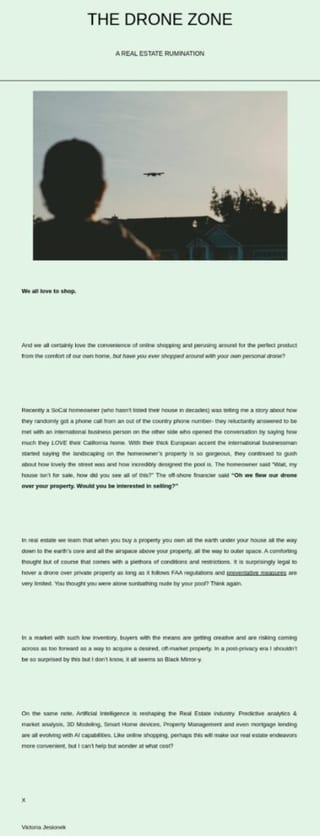 Real estate email template - welcome email