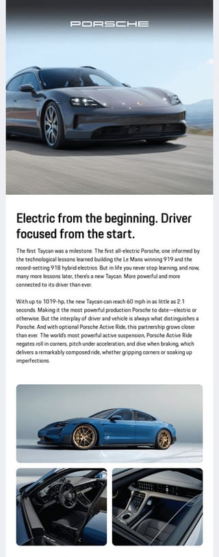 Porsche newsletter
