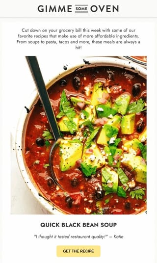 recipe newsletters - may newsletter ideas