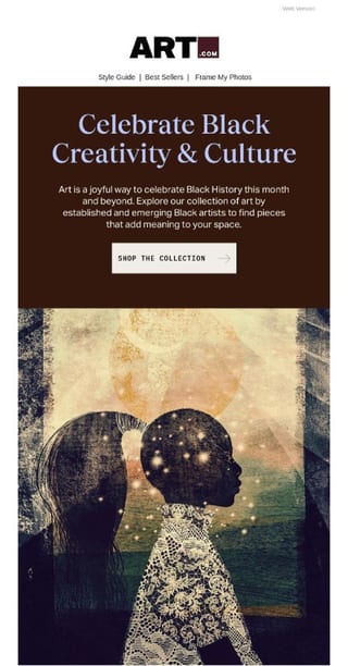 black history month email - february newsletter ideas