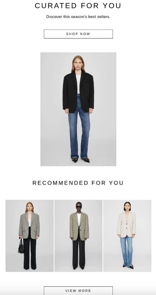 Welcome email example