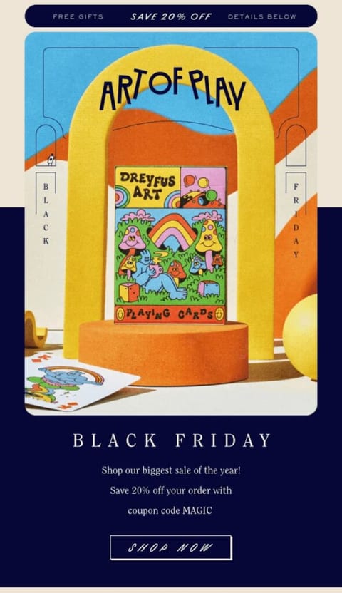 Art of Play offer