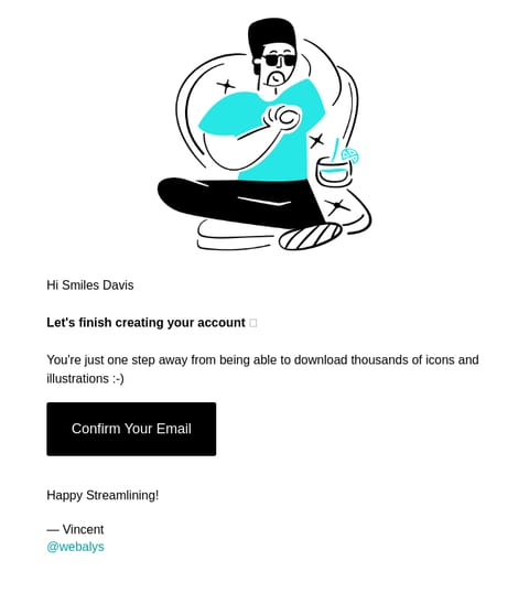 Double opt-in CTA button placement