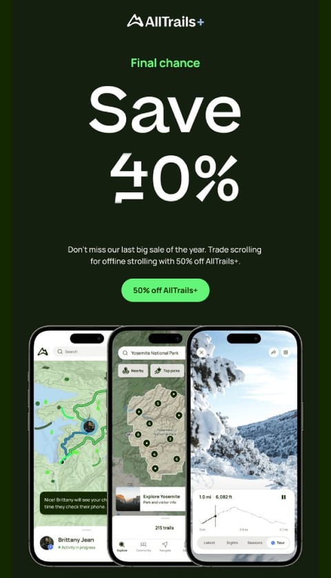 Sale email template