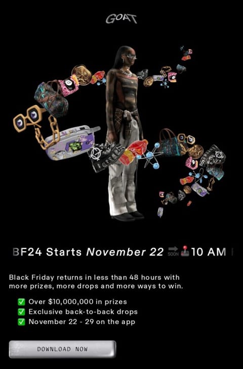 black friday event email
