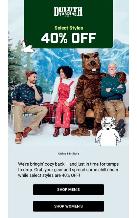 general black friday sale email