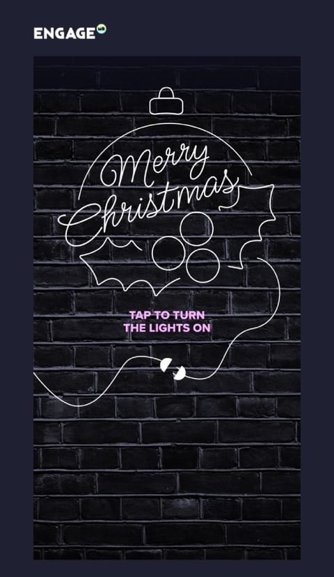holiday email campaign GIF example