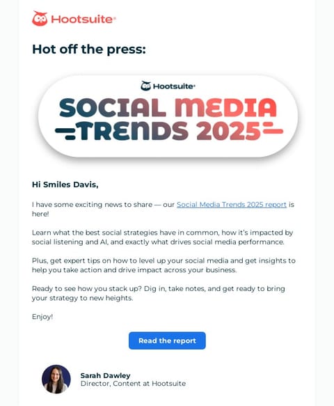 lead magnet emails example