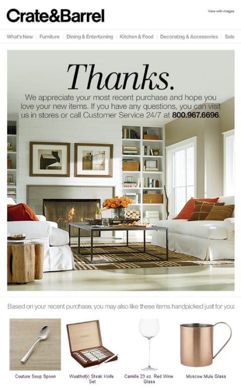 post purchase email 1