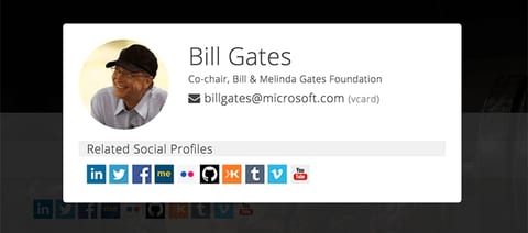 social media email example
