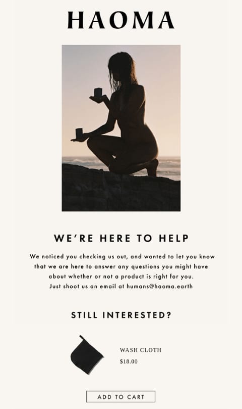 welcome email part 3 example