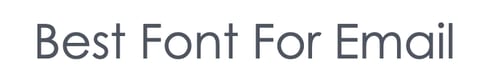 Century gothic font for email