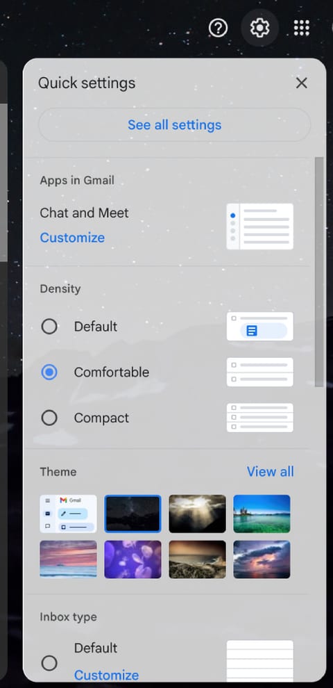 Gmail whitelisting step 1