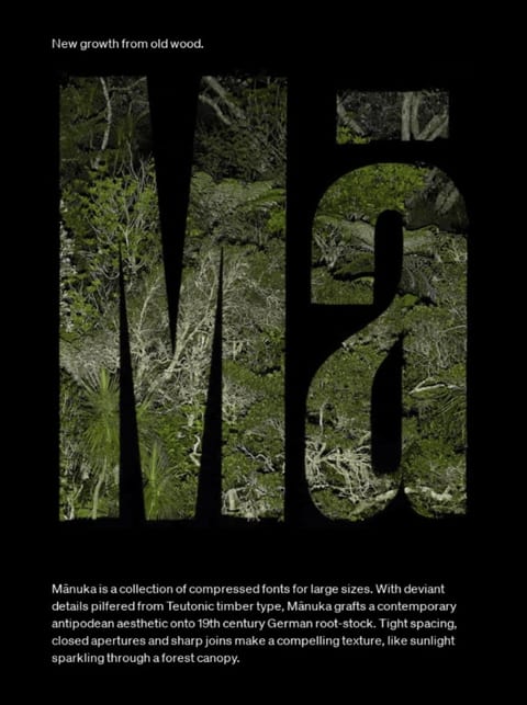 Manuka Vivid Email Font example