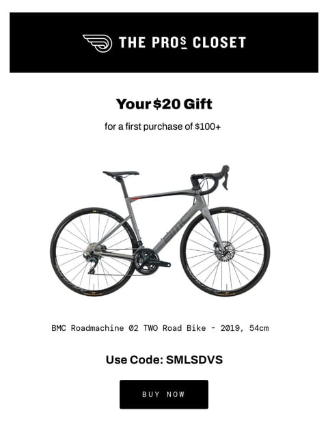 Coupon email example 1