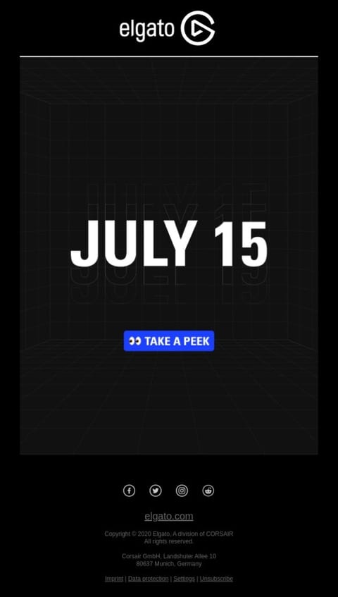 Elgato Save the Date