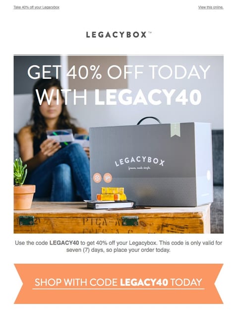 Email coupon example 5