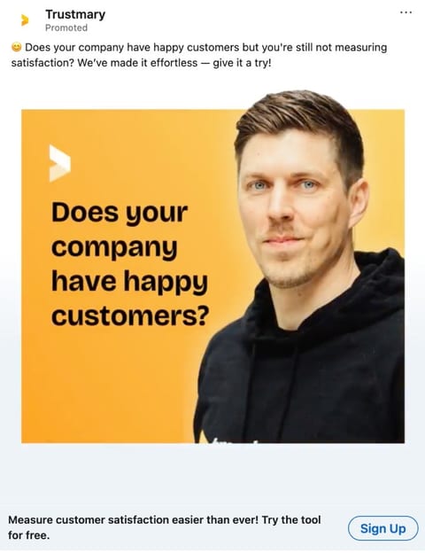 Example of social media promotions