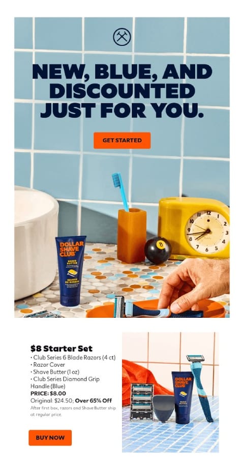 Product launch email example - marketing email